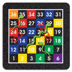 1-36 Snakes & Ladders Half Solid