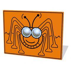 Bug Eyes Cricket Play Panel