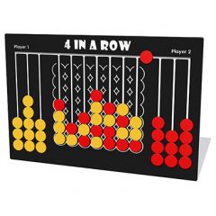 Giant 4 in a Row Game Play Panel