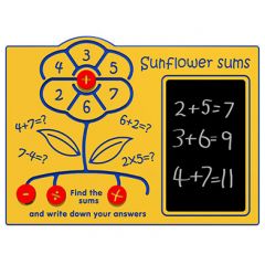 Sunflower Sums Play Panel