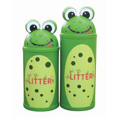 Large Frog Litter Bin