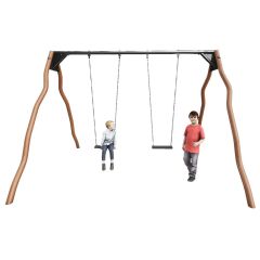 Madera double swing 2x flat seat